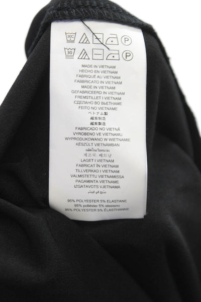 Michael Michael Kors Women Shift Dress Black Long Sleeve Round Neck Size XL