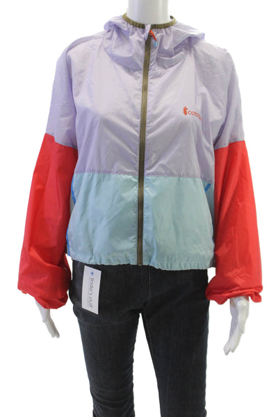 Cotopaxi Womens Windbreaker Multicolor Polyester Long Sleeve Size XL
