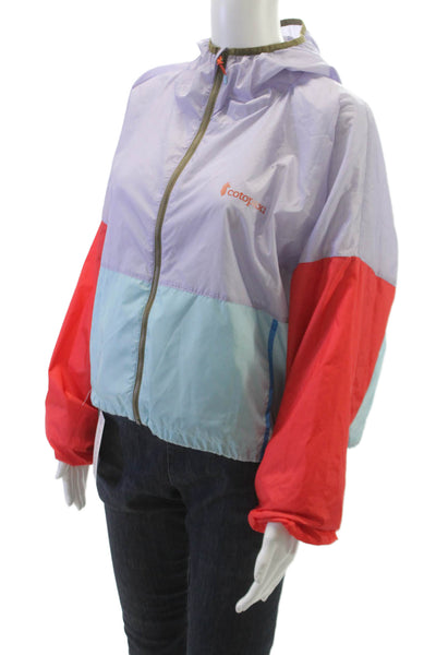 Cotopaxi Womens Windbreaker Multicolor Polyester Long Sleeve Size XL