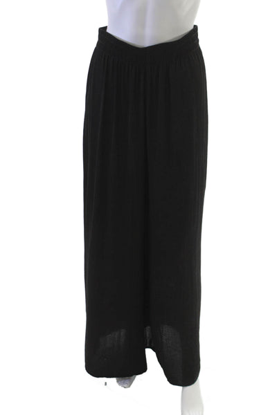 Zara Womens Dress Pants Black Polyester Pull On Size S