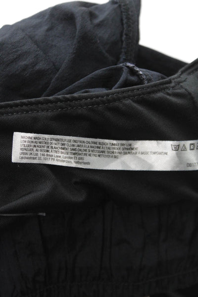 FP Movement Womens Athletic Black Nylon Drawstring Shorts Size M