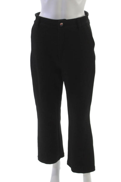 Paris Atelier + Other Stories Womens Cropped Black Pants Size 6