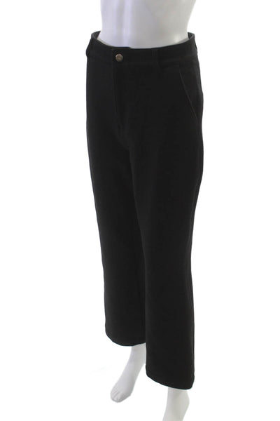 Paris Atelier + Other Stories Womens Cropped Black Pants Size 6