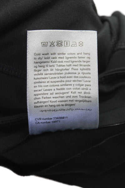 Girlfriend Collective Women Capri Leggings Black Recycled Polyester Size S