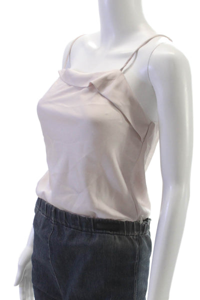 ASTR Womens Beige Cowl Neck Camisole Jumpsuit Polyester Sleeveless Size XS