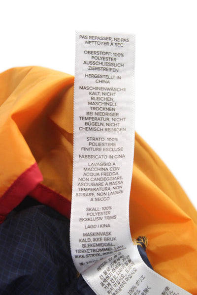 Cotopaxi Unisex Windbreaker Gold Colorblock Polyester Zip Spring Size XL