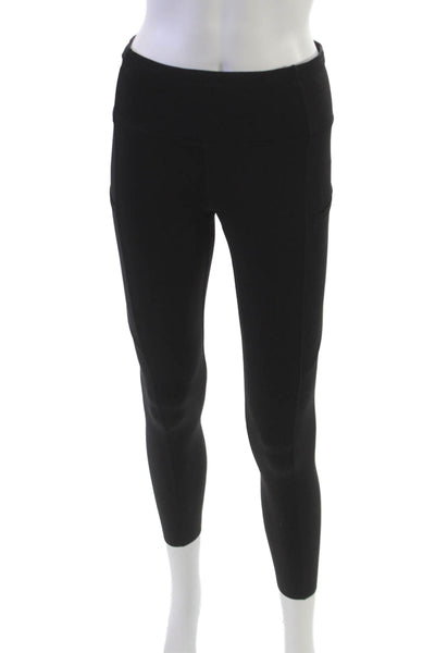 Lululemon Womens Black Capri Leggings Nylon Size 6