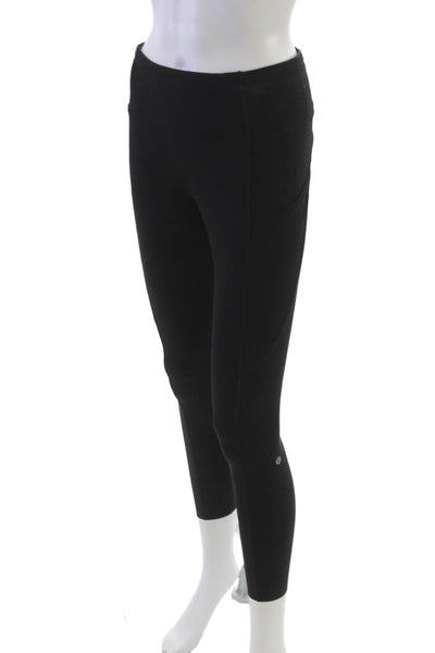 Lululemon Womens Black Capri Leggings Nylon Size 6