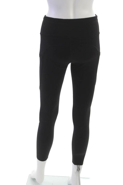 Lululemon Womens Black Capri Leggings Nylon Size 6