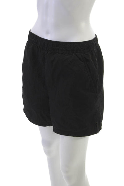 TNA Womens Athletic Nylon Shorts Black Size M