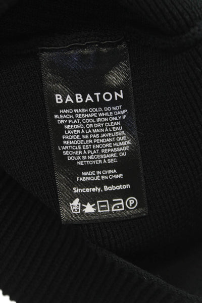 Babaton Womens One Shoulder Cropped Tank Black Size S