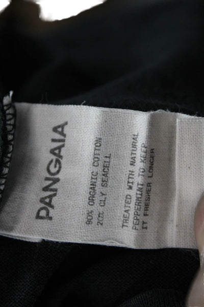 Pangaia Unisex Adults Black Organic Cotton Pullover Hoodie Long Sleeve Size S