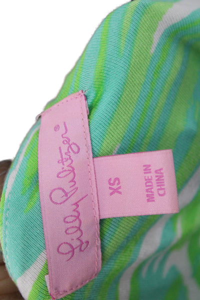 Lilly Pulitzer Womens Multicolor V-Neck Sleeveless Maxi Dress Rayon Size XS
