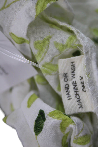 India Amory Womens Shirt Dress White Cotton Collared Half Sleeve Maxi Size S