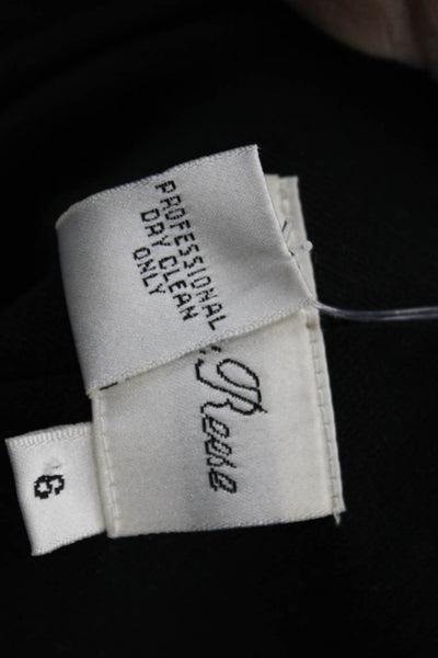 Tracy Reese Womens Black Viscose Dress Pants Zip Inseam 31 Size 6