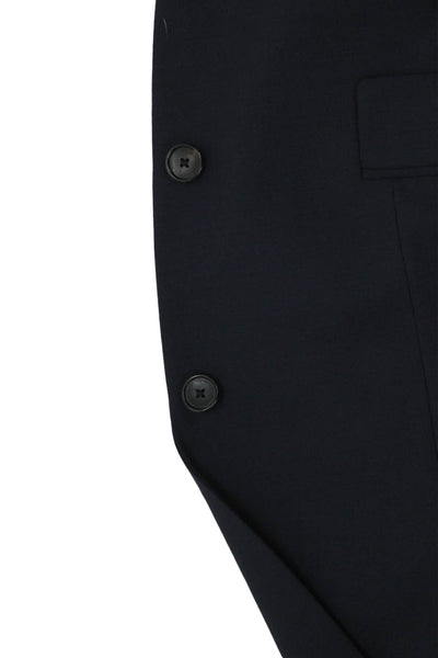 Theory Men Wool Blazer Blue Button Solid Size 38