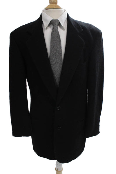 Hugo Boss Mens Black Wool Blazer Size 38