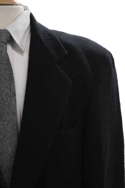 Hugo Boss Mens Black Wool Blazer Size 38