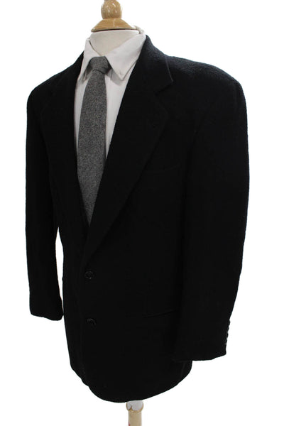 Hugo Boss Mens Black Wool Blazer Size 38