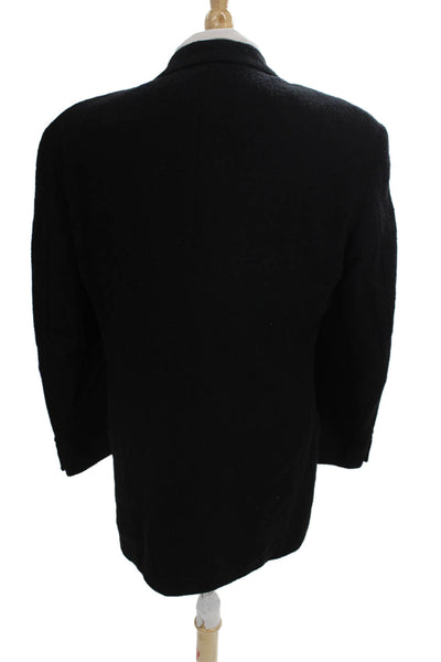 Hugo Boss Mens Black Wool Blazer Size 38