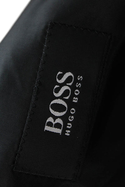 Hugo Boss Mens Black Wool Blazer Size 38