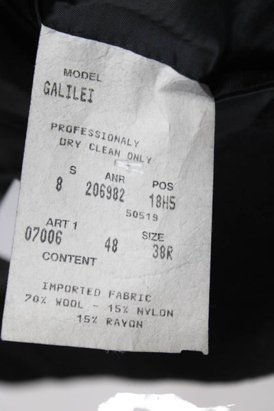 Hugo Boss Mens Black Wool Blazer Size 38