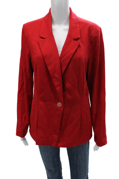 Nanette Nanette Lepore Women Pant Suit Blazer Red Size 14