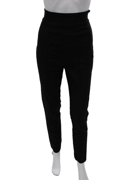 NBD Womens Black Rayon Dress Pants Zip Solid Inseam 31 Size XS