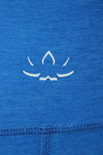 Beyond Yoga Womens Ankle Leggings Blue Polyester Pull On Size M