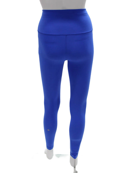 Lululemon Womens Blue Ankle Leggings Polyester Size 2