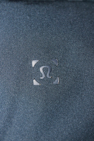 Lululemon Unisex Adults Blue Drawstring Polyester Joggers Size S