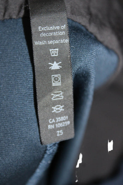 Lululemon Unisex Adults Blue Drawstring Polyester Joggers Size S