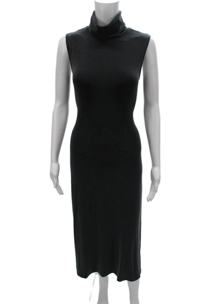 Everlane Womens Maxi Dress Gray Cowl Neck Sleeveless Polyester Size M