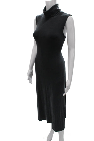 Everlane Womens Maxi Dress Gray Cowl Neck Sleeveless Polyester Size M