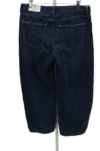 Everlane Womens Tapered Jeans Blue High Rise 100% Cotton Size 29