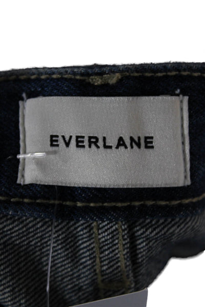 Everlane Womens Tapered Jeans Blue High Rise 100% Cotton Size 29