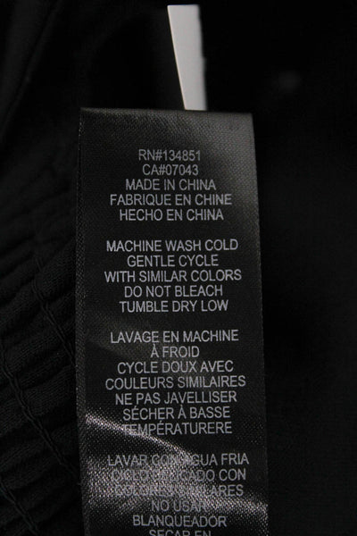 Wayf Women Cropped Tank Black Square Neck Size S