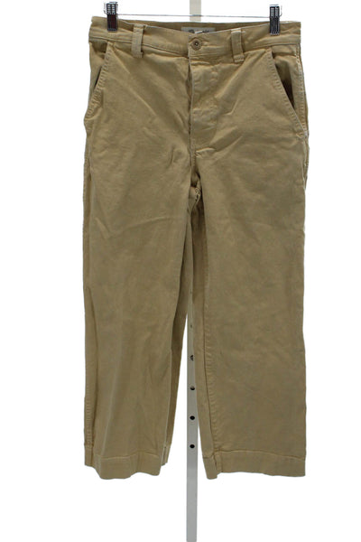 Madewell Womens Beige Chino Pants Cotton Zip Size 27