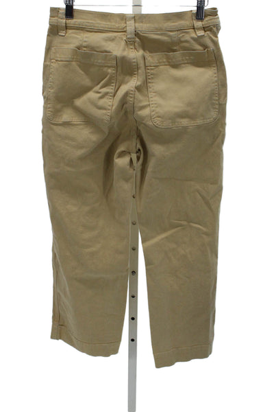 Madewell Womens Beige Chino Pants Cotton Zip Size 27