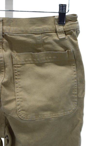 Madewell Womens Beige Chino Pants Cotton Zip Size 27