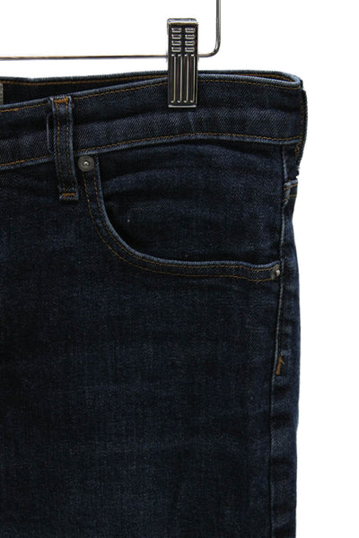 Everlane Womens High Rise Skinny Jeans Blue Cotton Blend Size 31