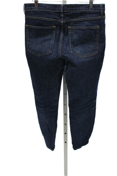 Everlane Womens High Rise Skinny Jeans Blue Cotton Blend Size 31