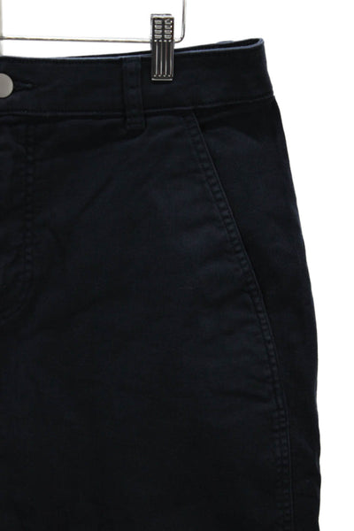 Everlane Womens Ankle Pants Blue Organic Cotton Size 12