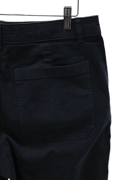 Everlane Womens Ankle Pants Blue Organic Cotton Size 12