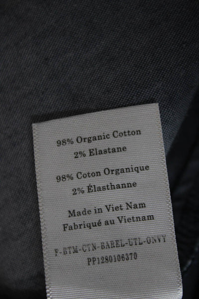 Everlane Womens Ankle Pants Blue Organic Cotton Size 12