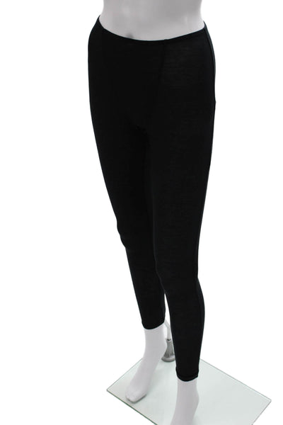 Fleur du Mal Womens Modal Black Leggings Size S