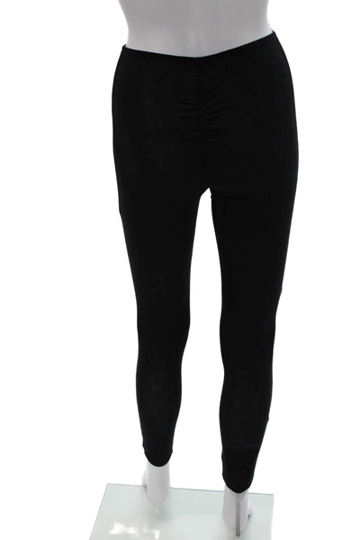 Fleur du Mal Womens Modal Black Leggings Size S