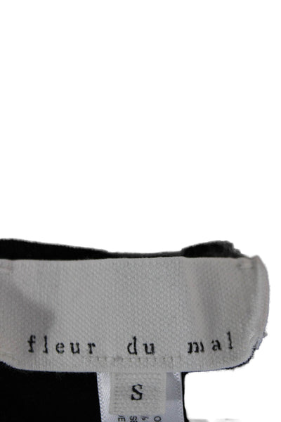 Fleur du Mal Womens Modal Black Leggings Size S