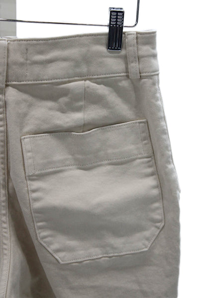 Everlane Womens Cropped Beige Pants Size 6