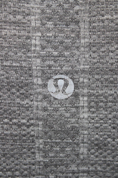Lululemon Women Gray Crew Neck Long Sleeve Basic T-Shirt Size S